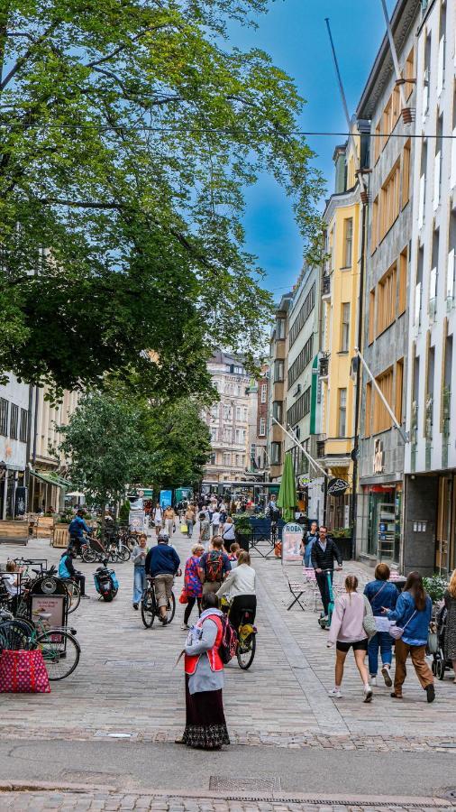 Nice Studio Apartment On A Pedestrian Street เฮลซิงกิ ภายนอก รูปภาพ